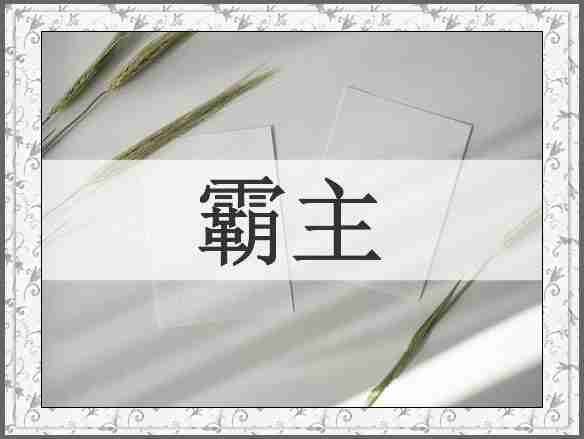 霸主