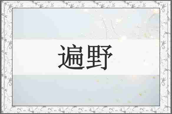遍野
