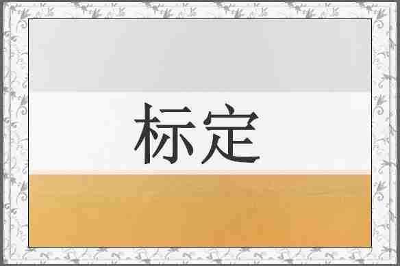 标定