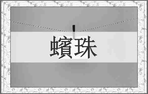 蠙珠