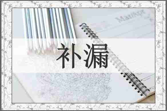 补漏