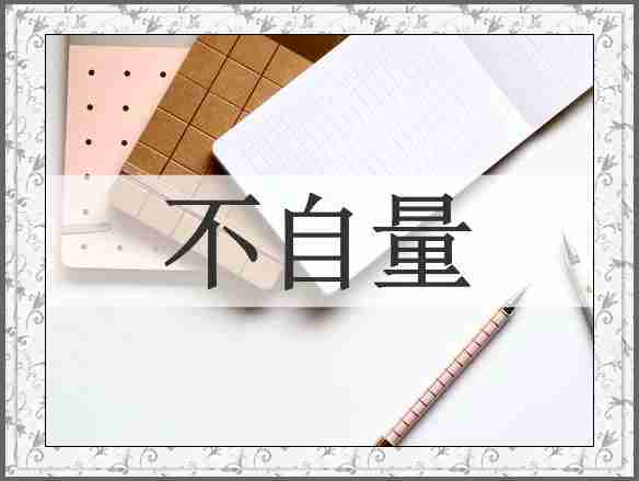 不自量