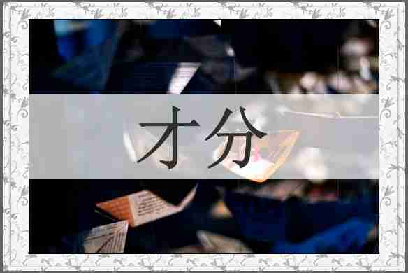 才分