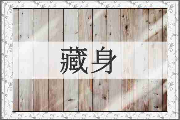 藏身