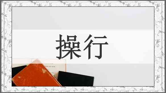 操行