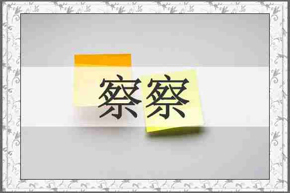 察察