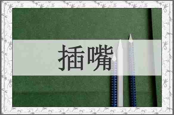 插嘴