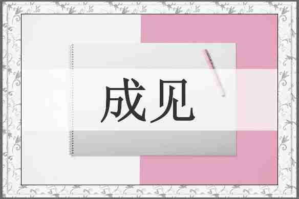成见