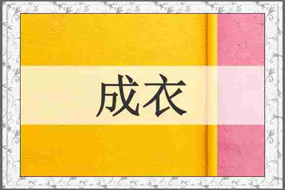 成衣