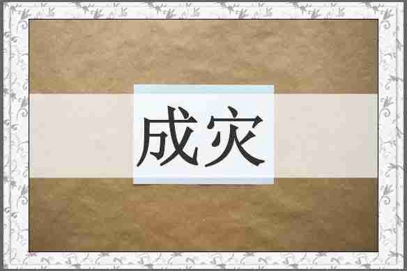 成灾