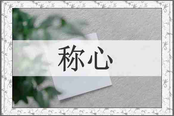 称心