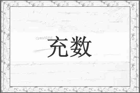 充数