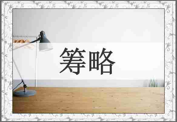 筹略