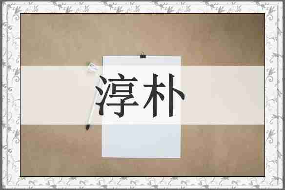 淳朴