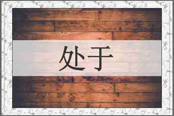 处于