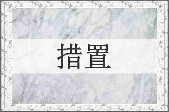措置