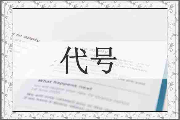 代号