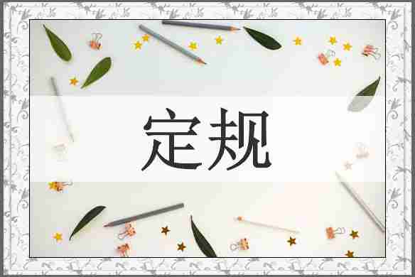 定规