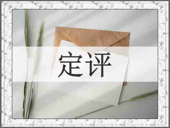 定评