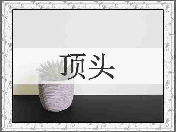 顶头