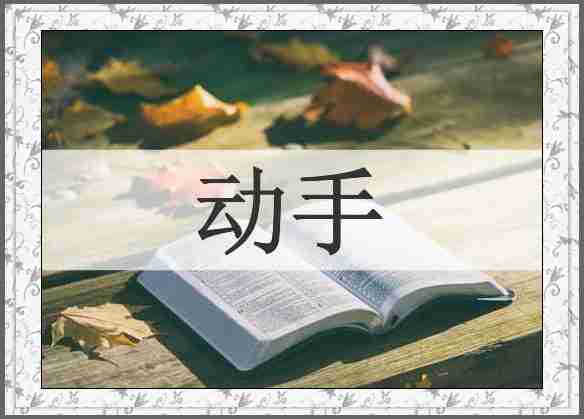 动手