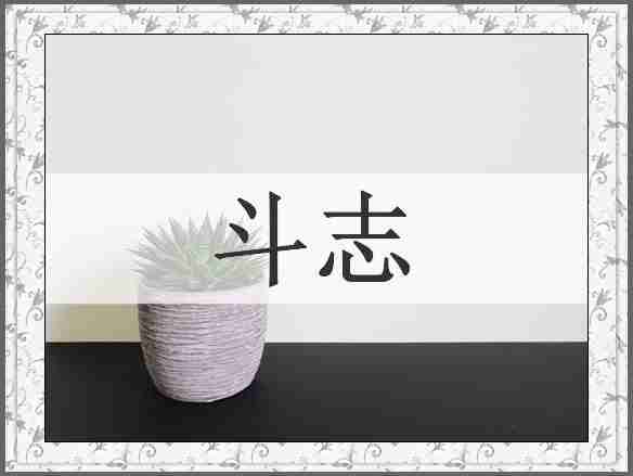 斗志