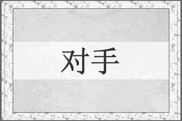 对手