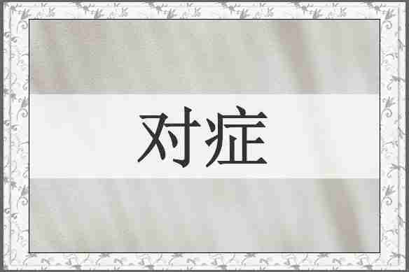 对症