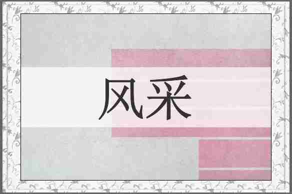 风采
