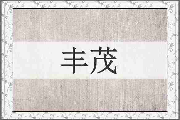 丰茂