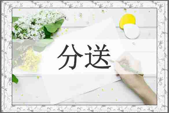 分送