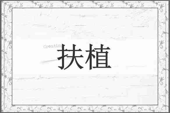 扶植