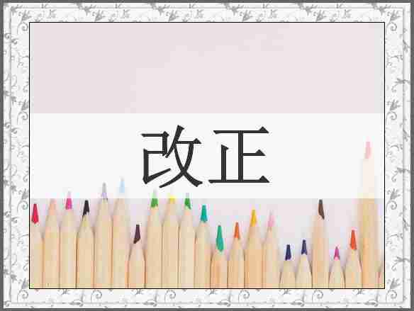 改正