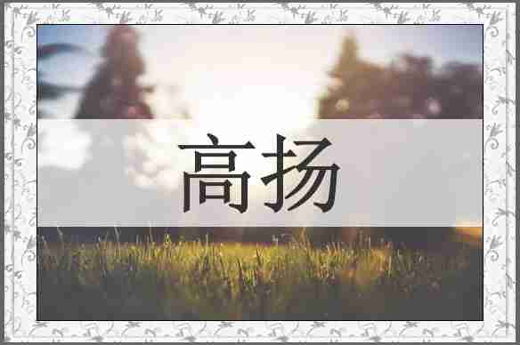 高扬