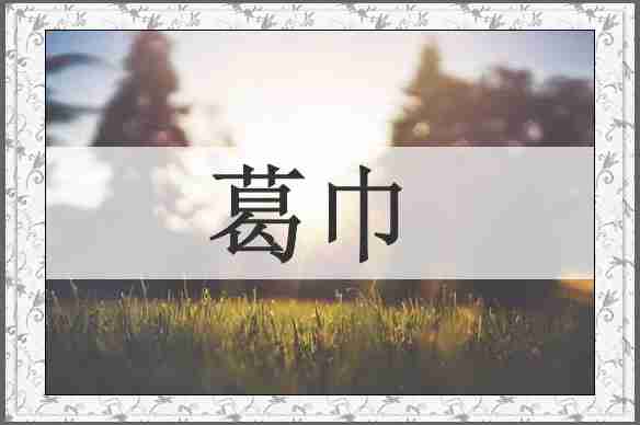 葛巾
