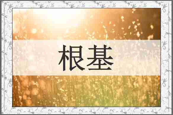 根基