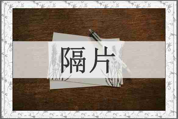 隔片