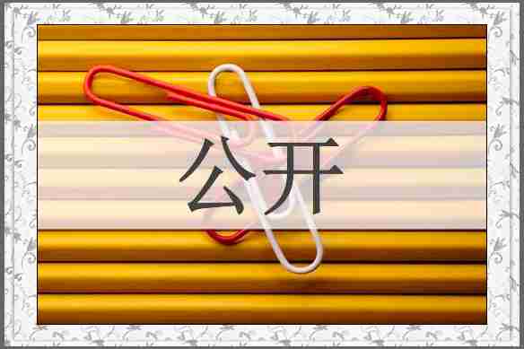 公开