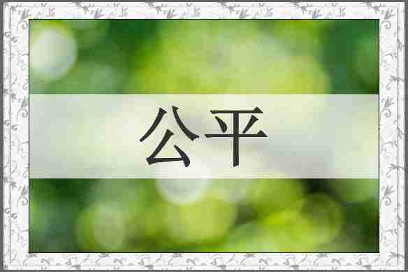 公平