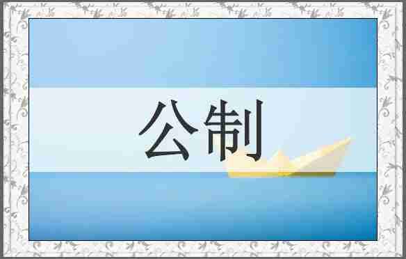 公制