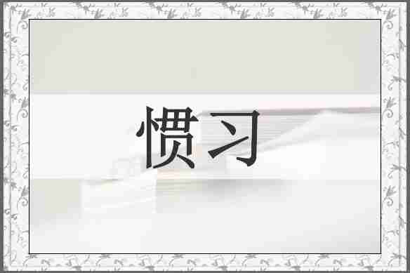 惯习