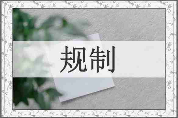 规制