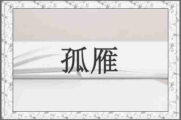 孤雁