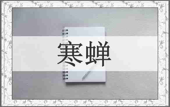 寒蝉