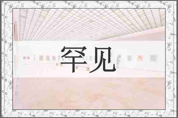 罕见