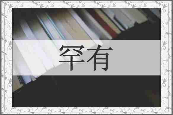 罕有