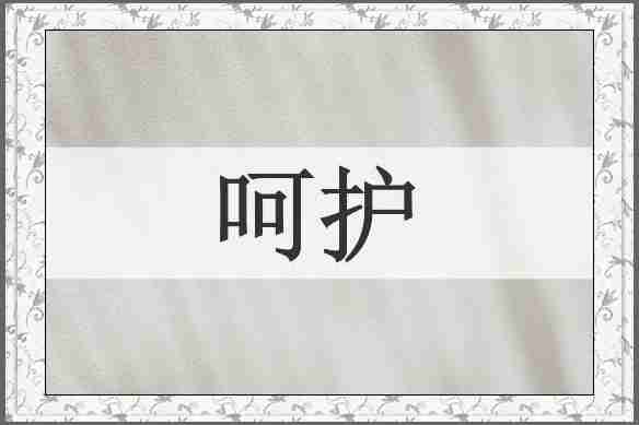 呵护