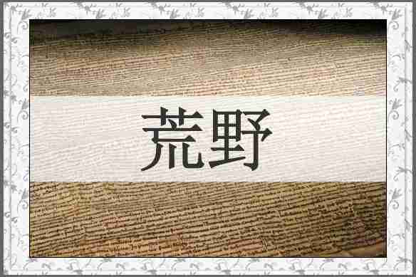 荒野