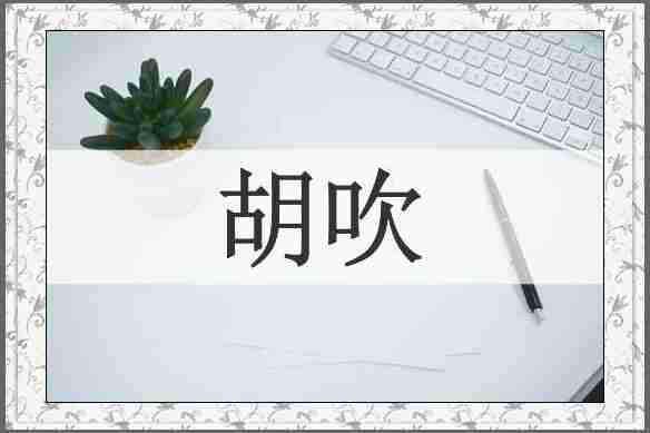 胡吹