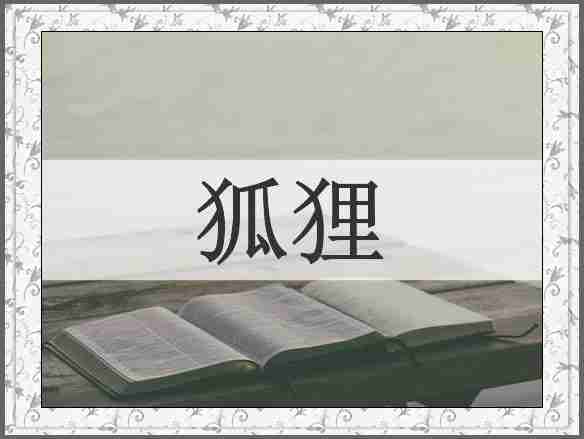 狐狸